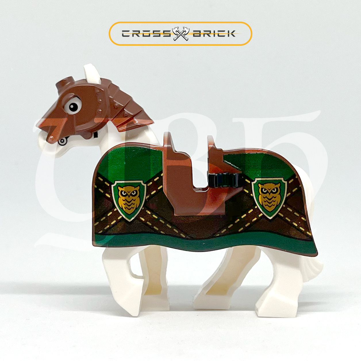 CrossXBrick - Golden Owl Horse Barding