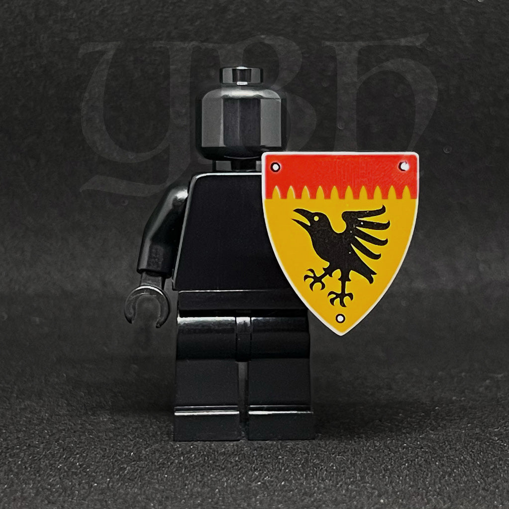 BLACK FRIDAY - Raven Bird Shield - with minor defects