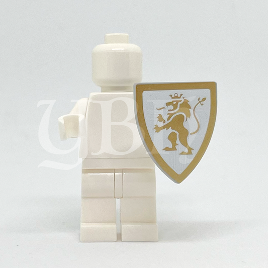 YBH - White & Gold Custom Shield